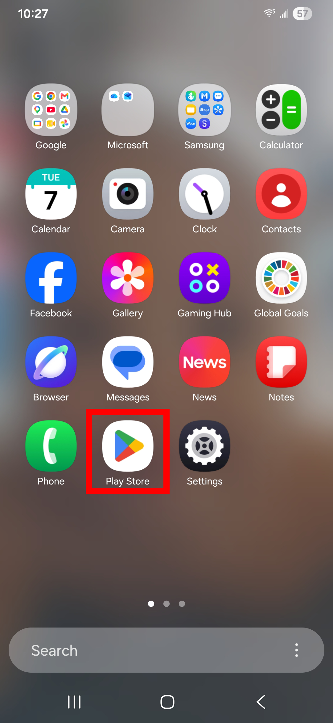 Find app store