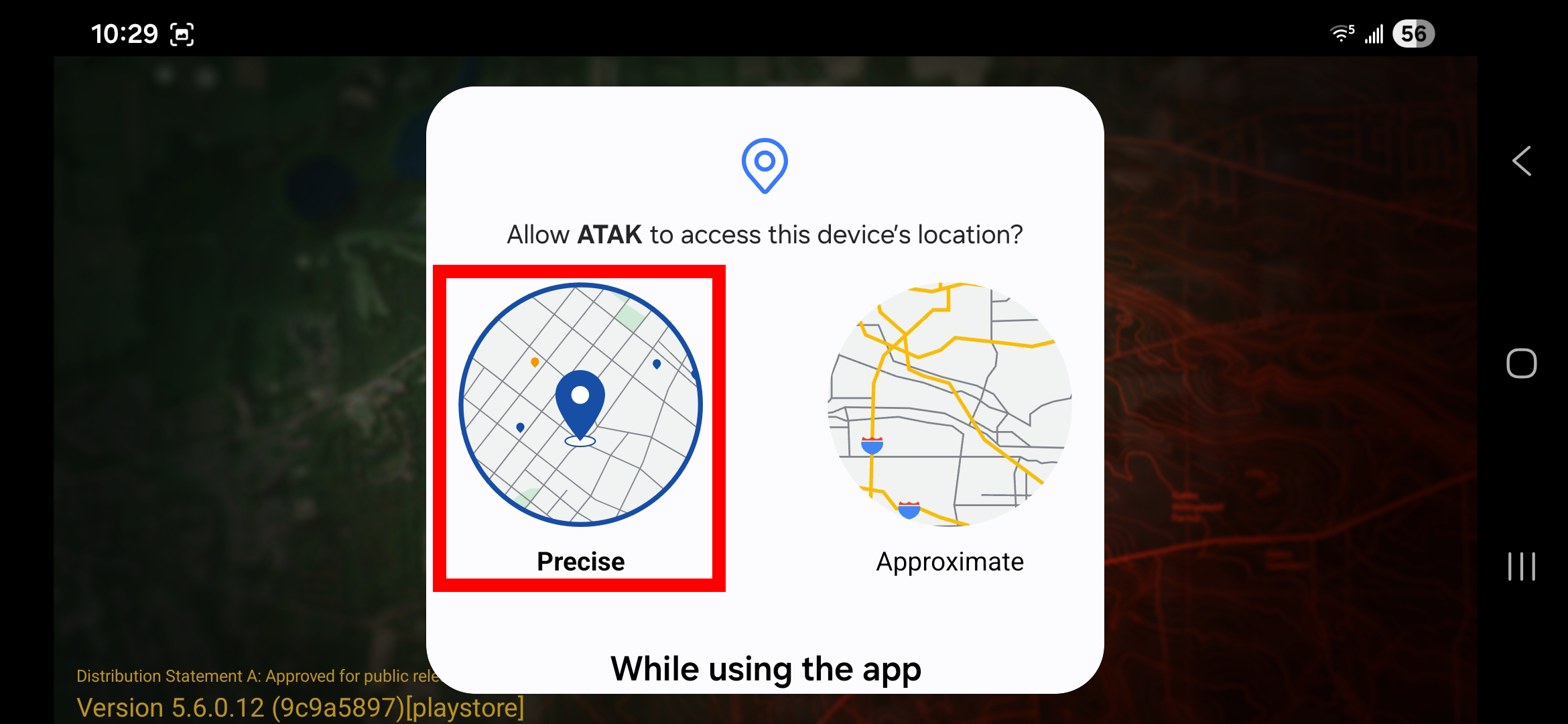 Search for ATAK and install